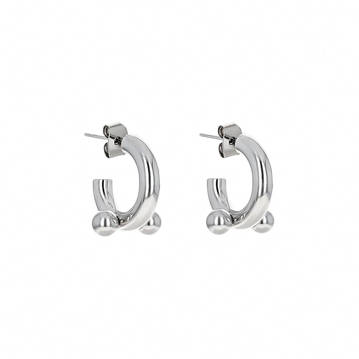 CARMI EARRINGS / PALLADIUM