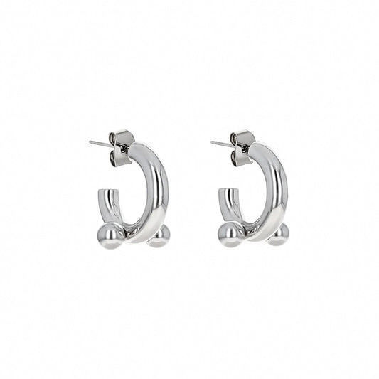 CARMI EARRINGS / PALLADIUM