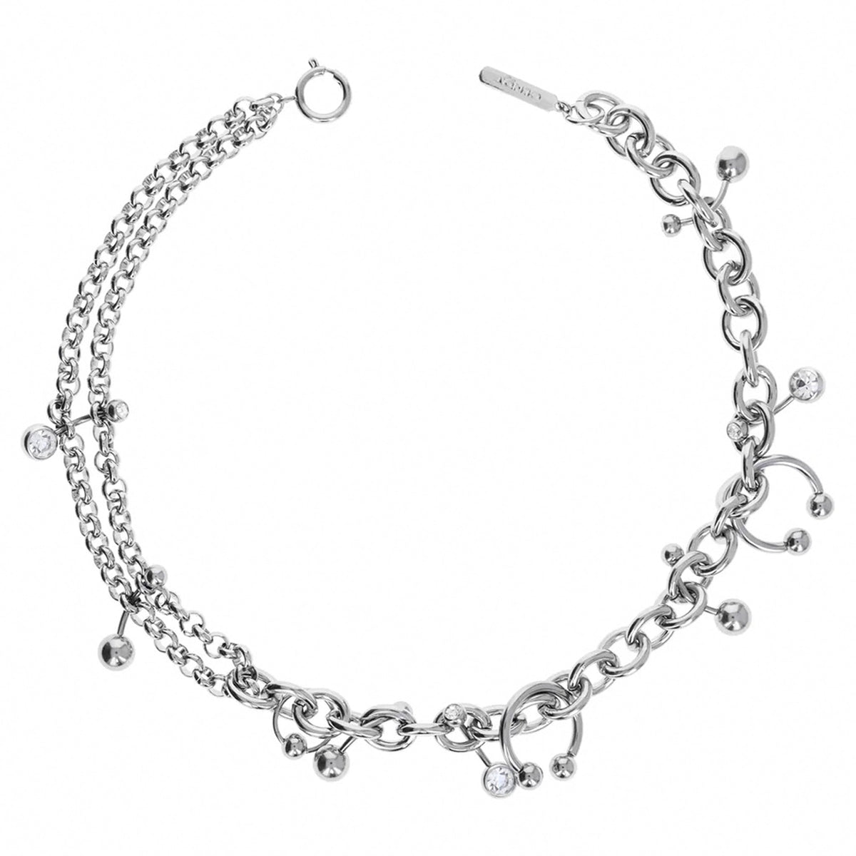 HOLLY NECKLACE / PALLADIUM