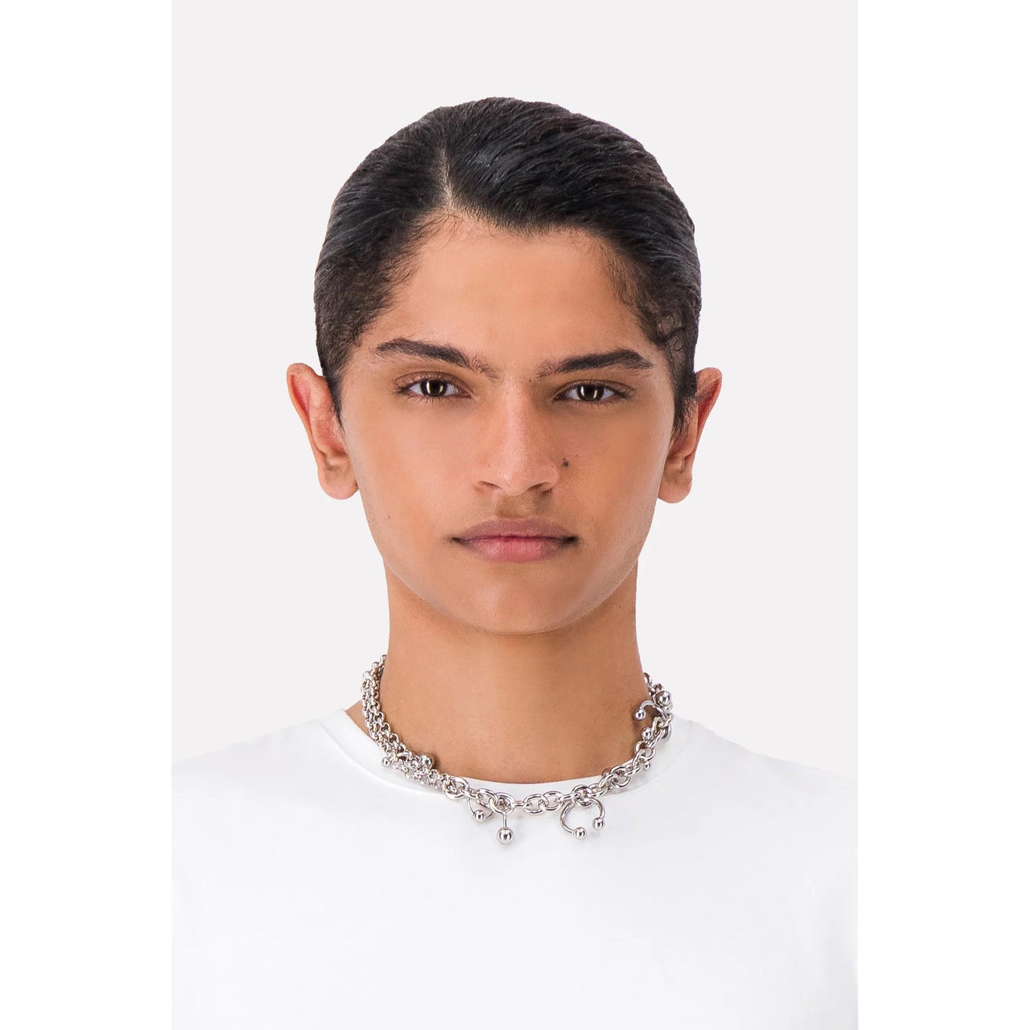 HOLLY NECKLACE / PALLADIUM
