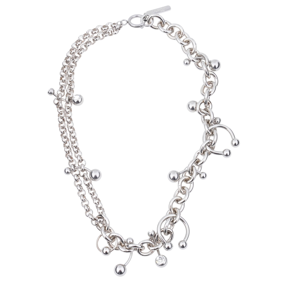 HOLLY NECKLACE / PALLADIUM