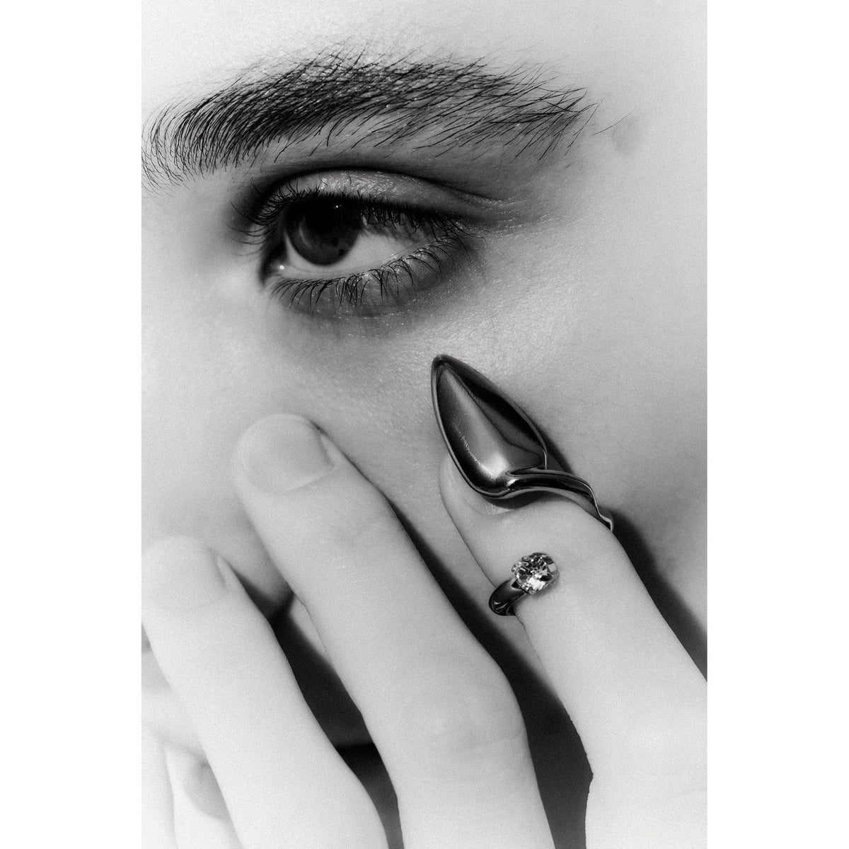 LUCE NAIL RING / PALLADIUM