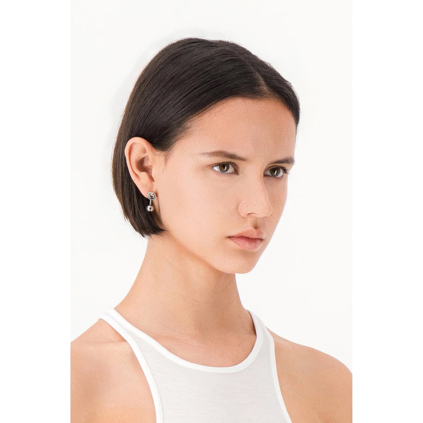 MINDY SILVER EARRING / PALLADIUM