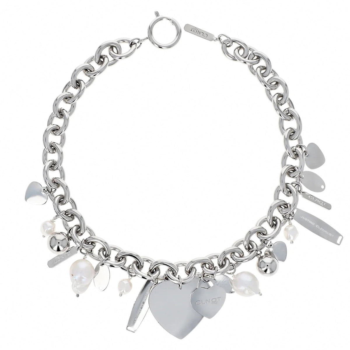BRITT NECKLACE / PALLADIUM