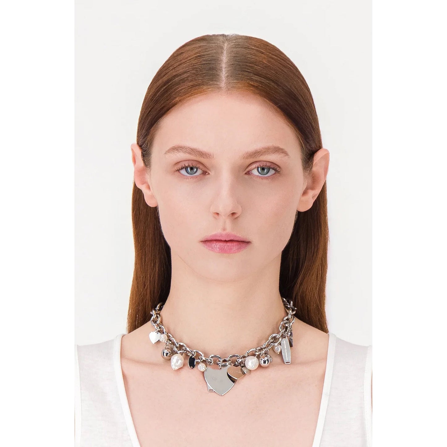 BRITT NECKLACE / PALLADIUM