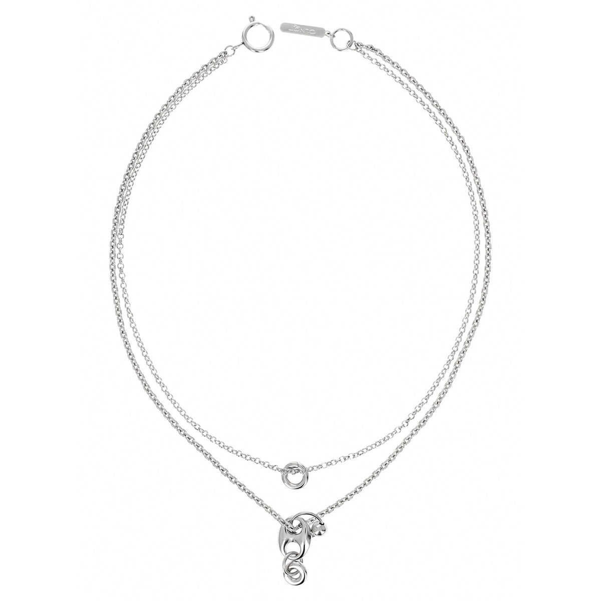 ISAAC NECKLACE / PALLADIUM