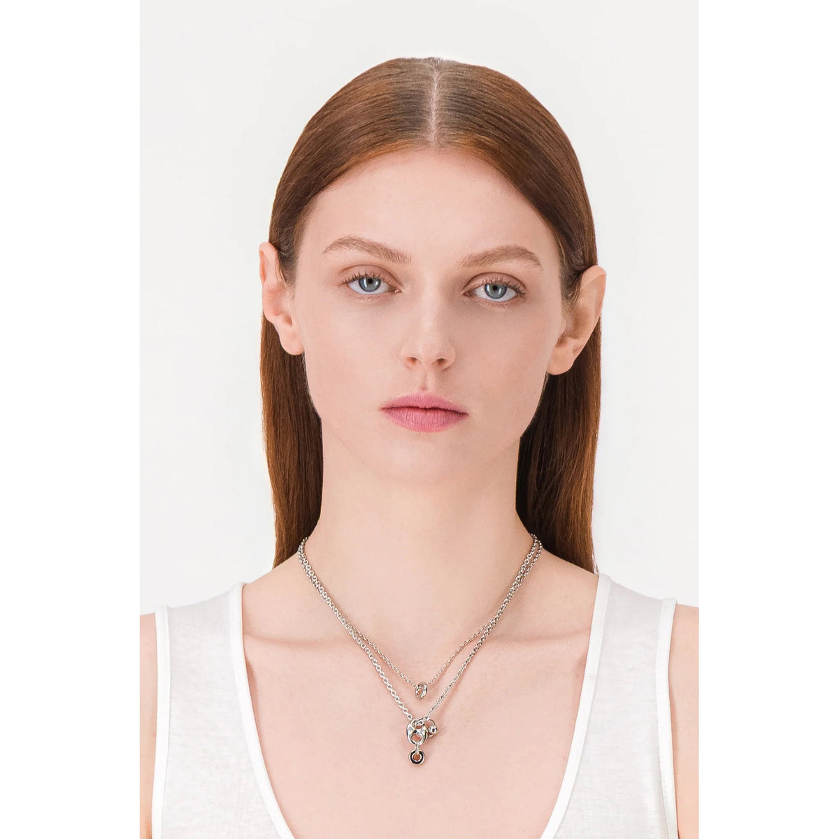 ISAAC NECKLACE / PALLADIUM