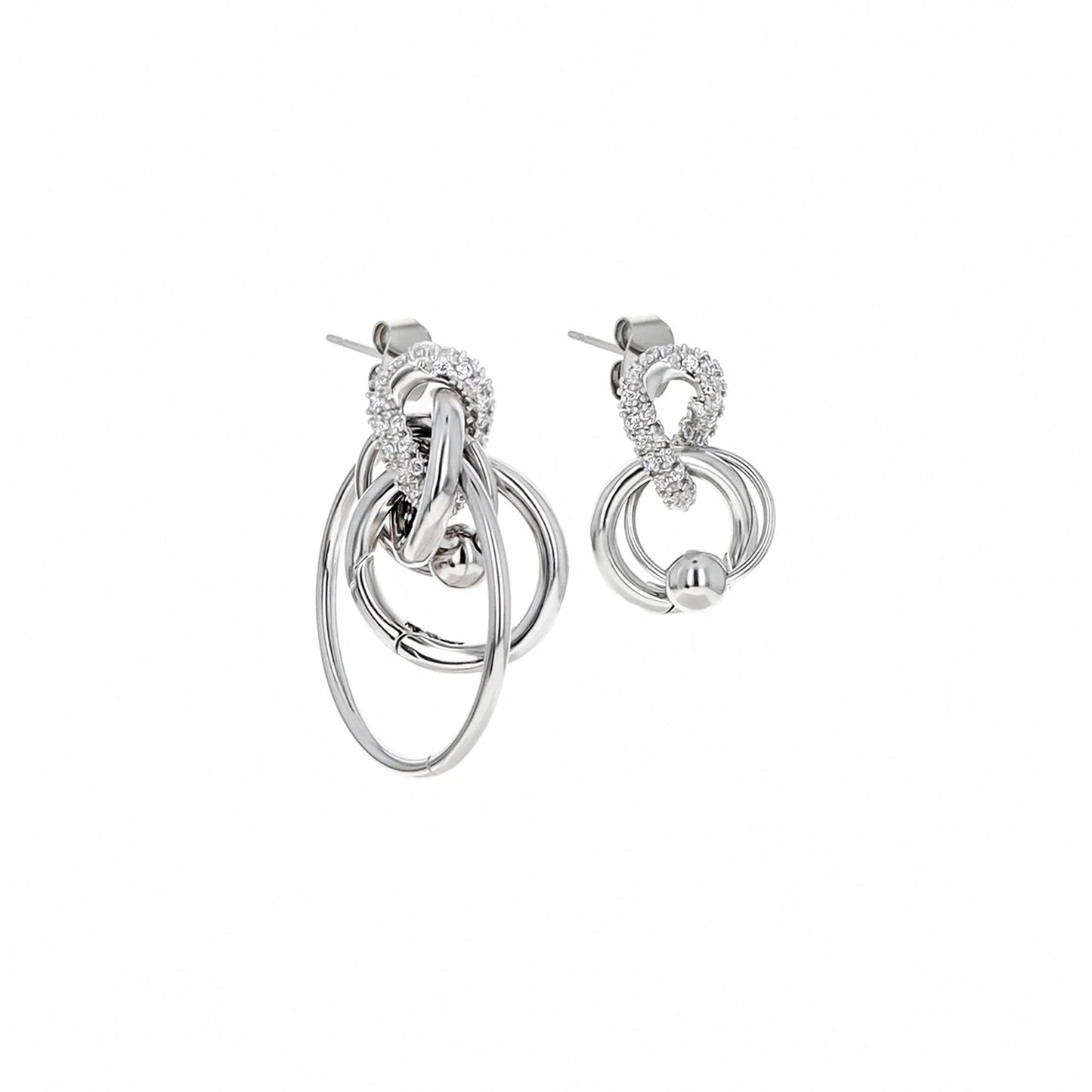 LIBBY EARRINGS / PALLADIUM