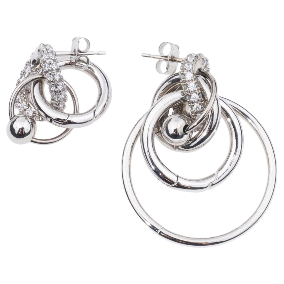 LIBBY EARRINGS / PALLADIUM