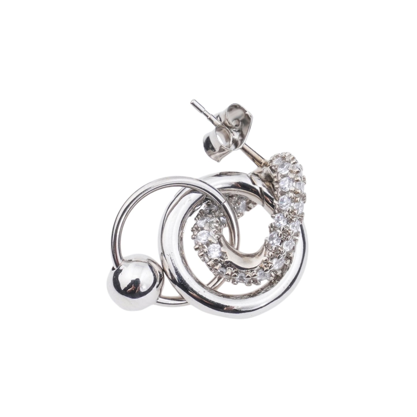 LIBBY EARRINGS / PALLADIUM