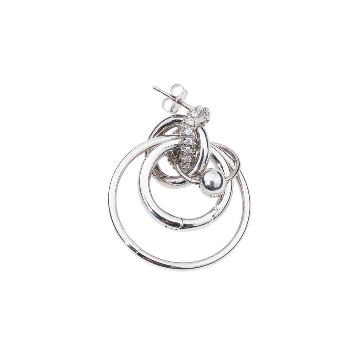 LIBBY EARRINGS / PALLADIUM