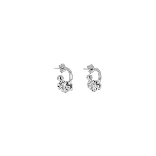 DAISY EARRINGS / PALLADIUM