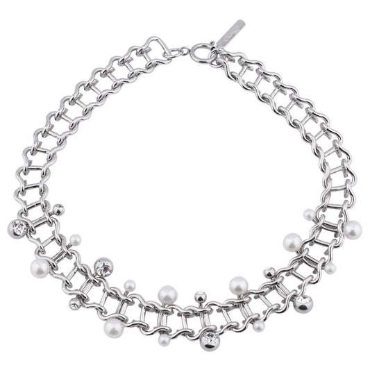 MINDY PEARL CHOKER / PALLADIUM