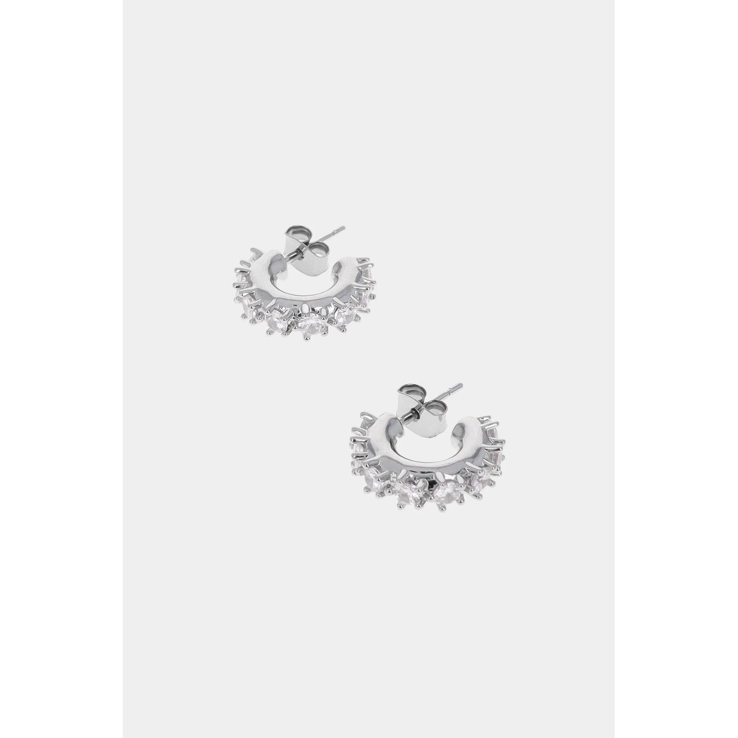 NINA SMALL EARRINGS / PALLADIUM