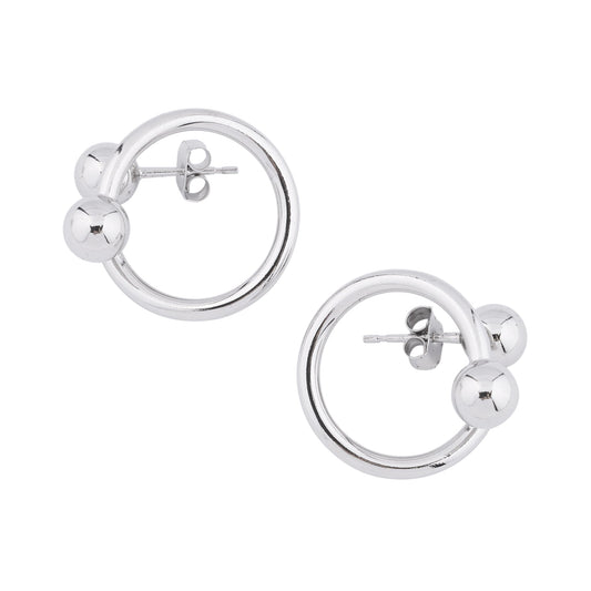 SELMA EARRINGS / PALLADIUM