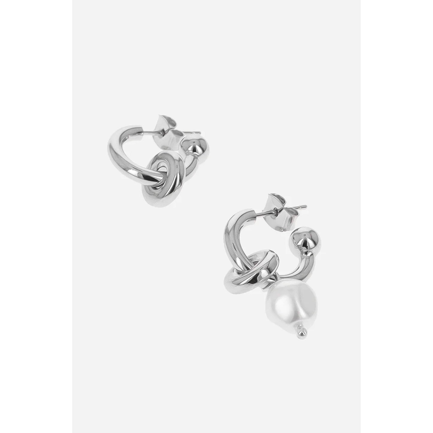 ETHAN PEAL EARRINGS / PALLADIUM