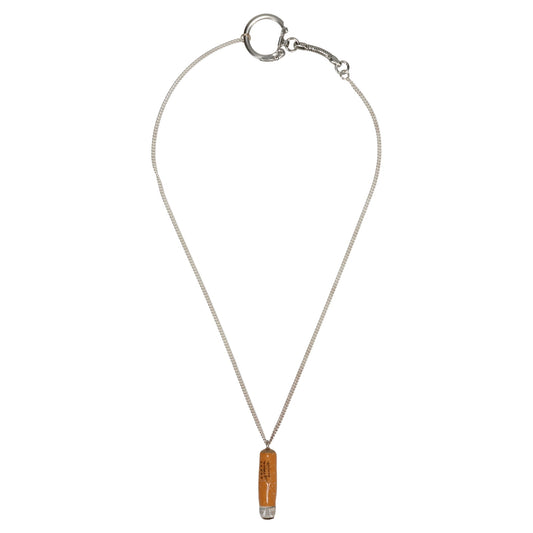 CIGARETTE BUTT NECKLACE / ORANGE