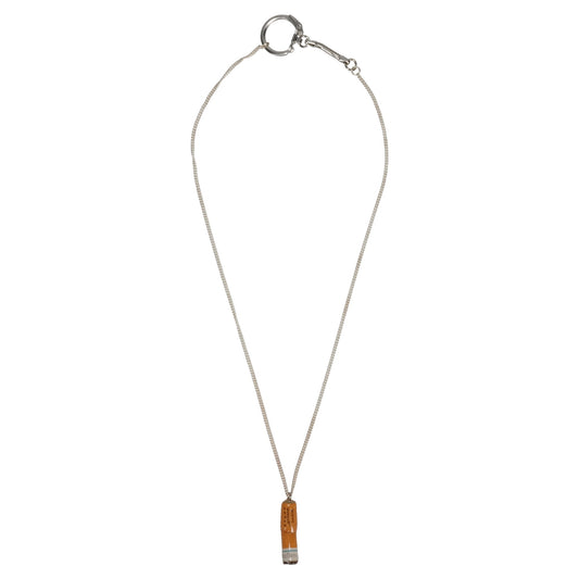 CIGARETTE BUTT NECKLACE / ORANGE