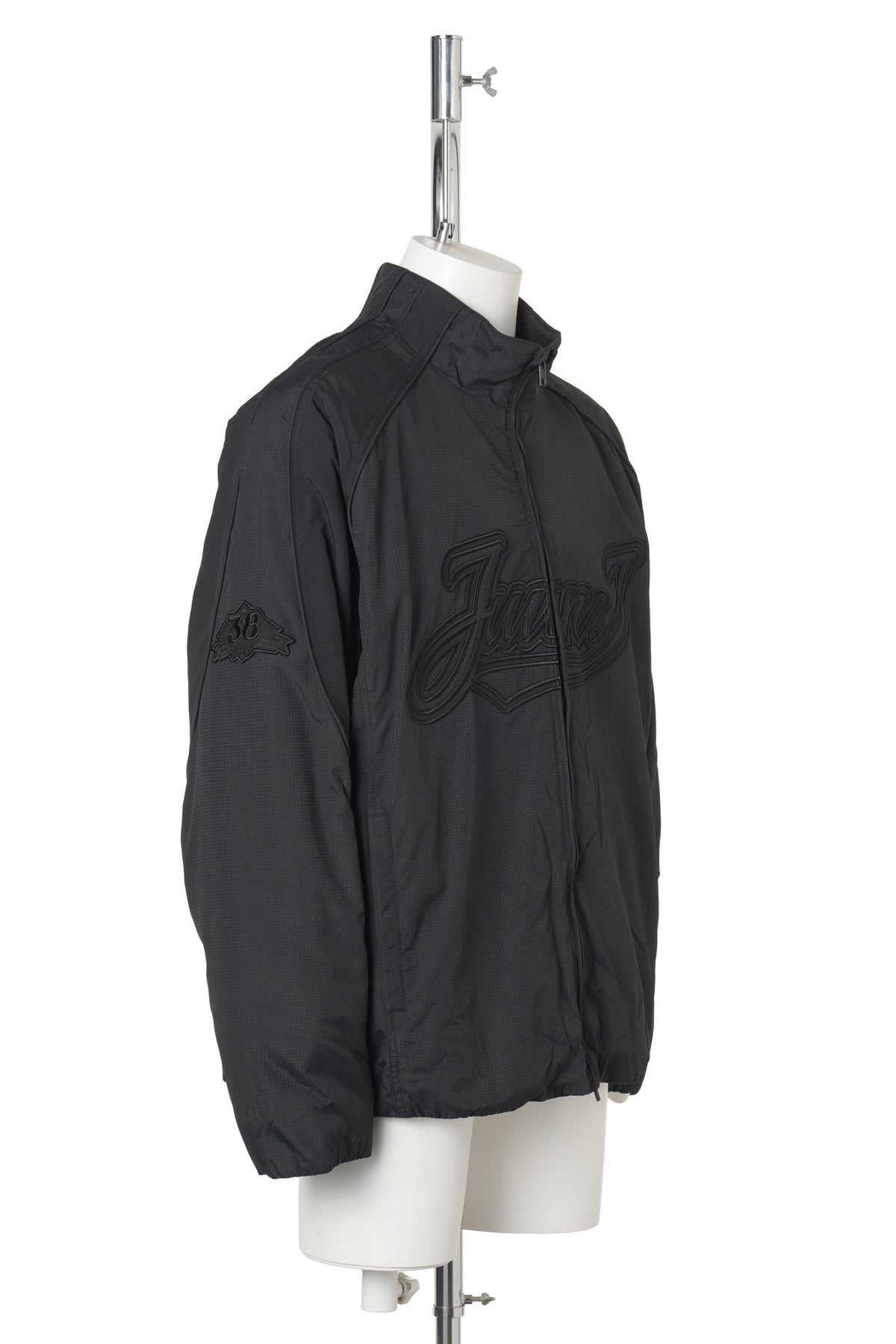 [NOVICE] DOBBY NYLON WINDBREAKER / BLACK