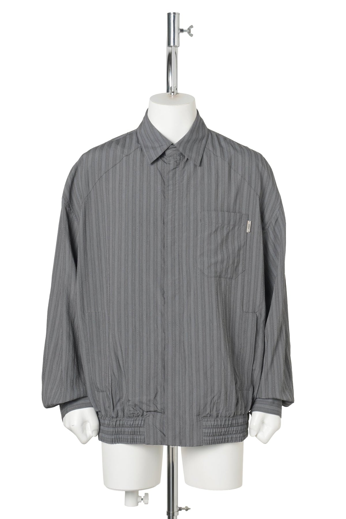 STITCH STRIPE SHIRKET / GREY