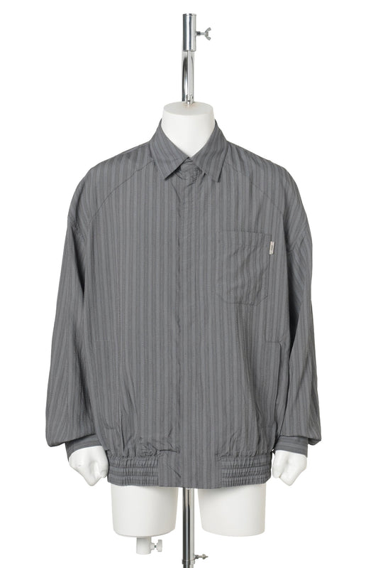 STITCH STRIPE SHIRKET / GREY
