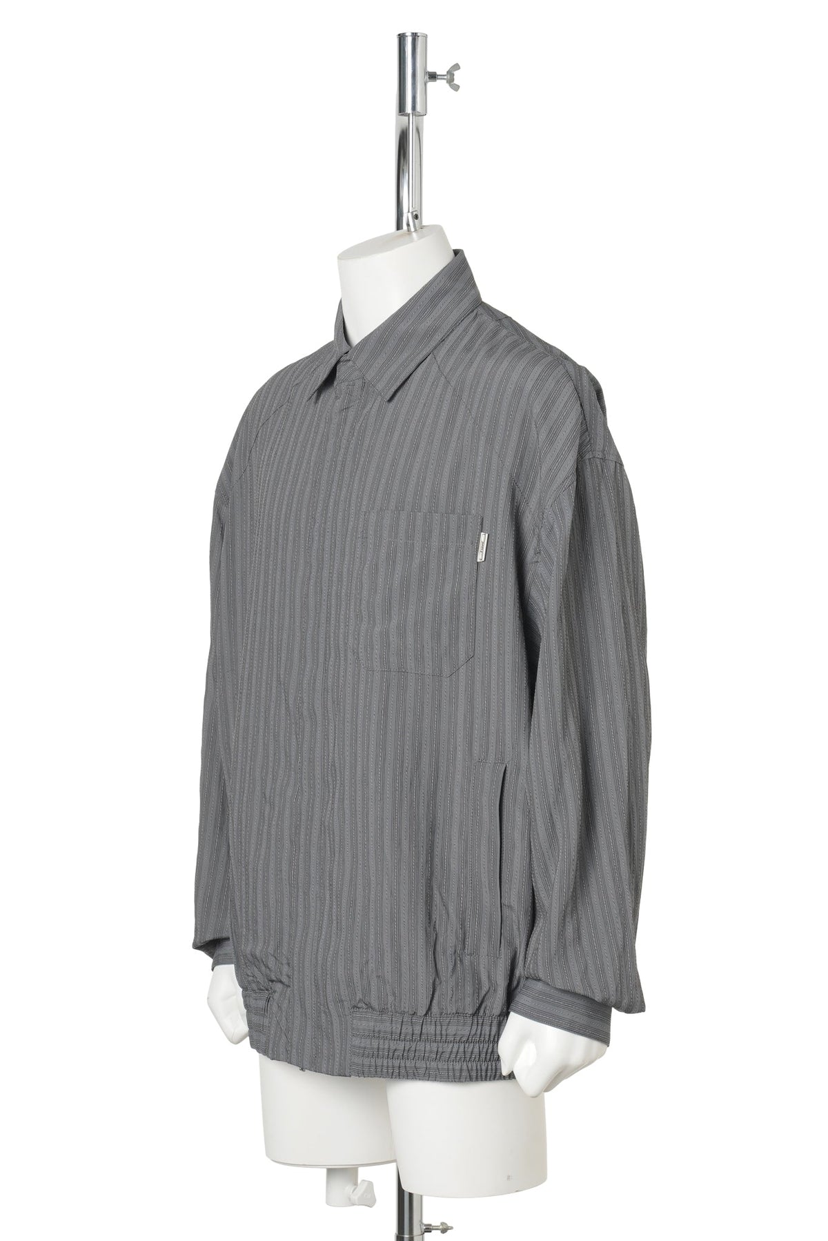 STITCH STRIPE SHIRKET / GREY