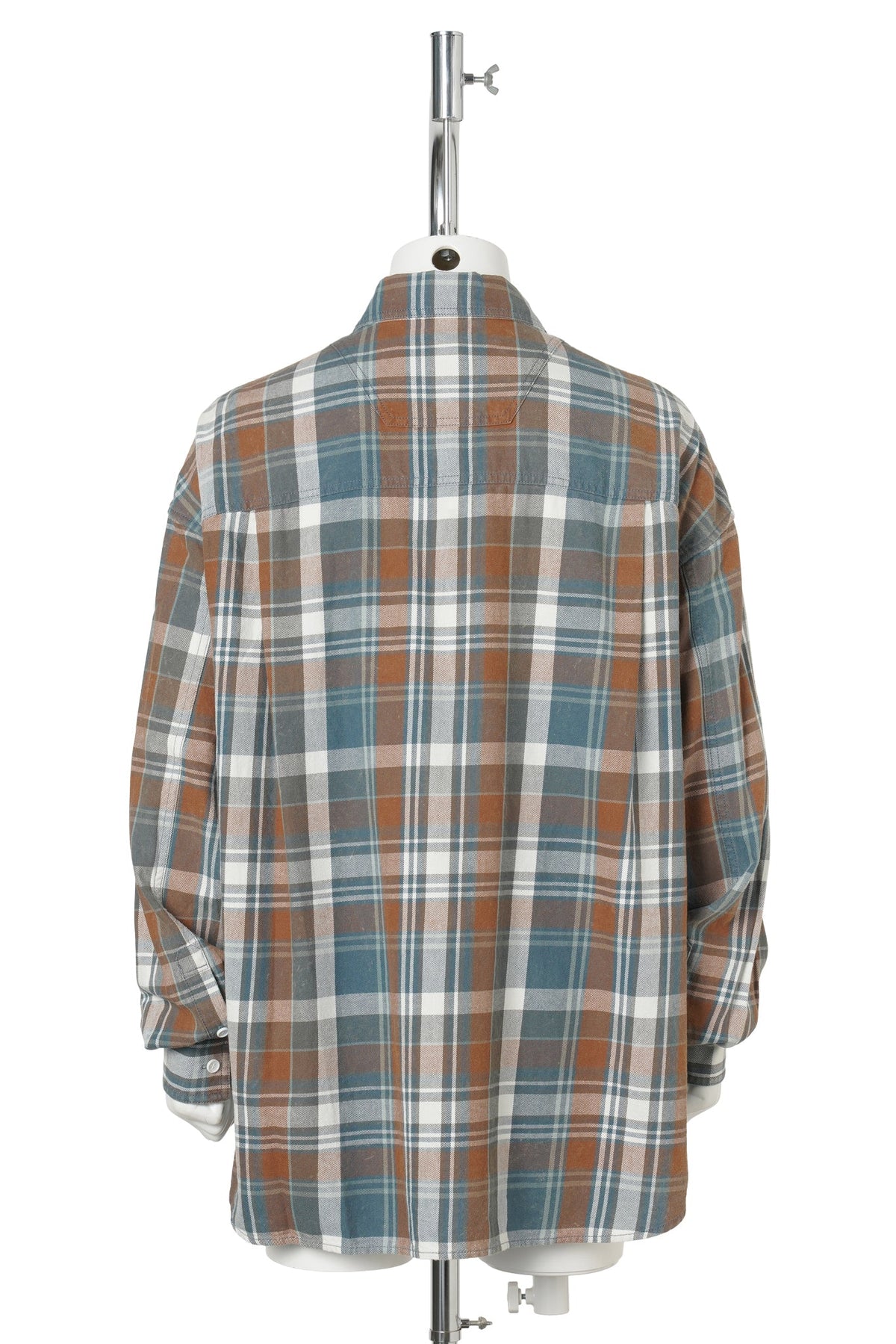 [SIGNATURE] ISLAND VINTAGE CHECK MAX FIT SHIRT - BEIGE GREEN / BEIGE
