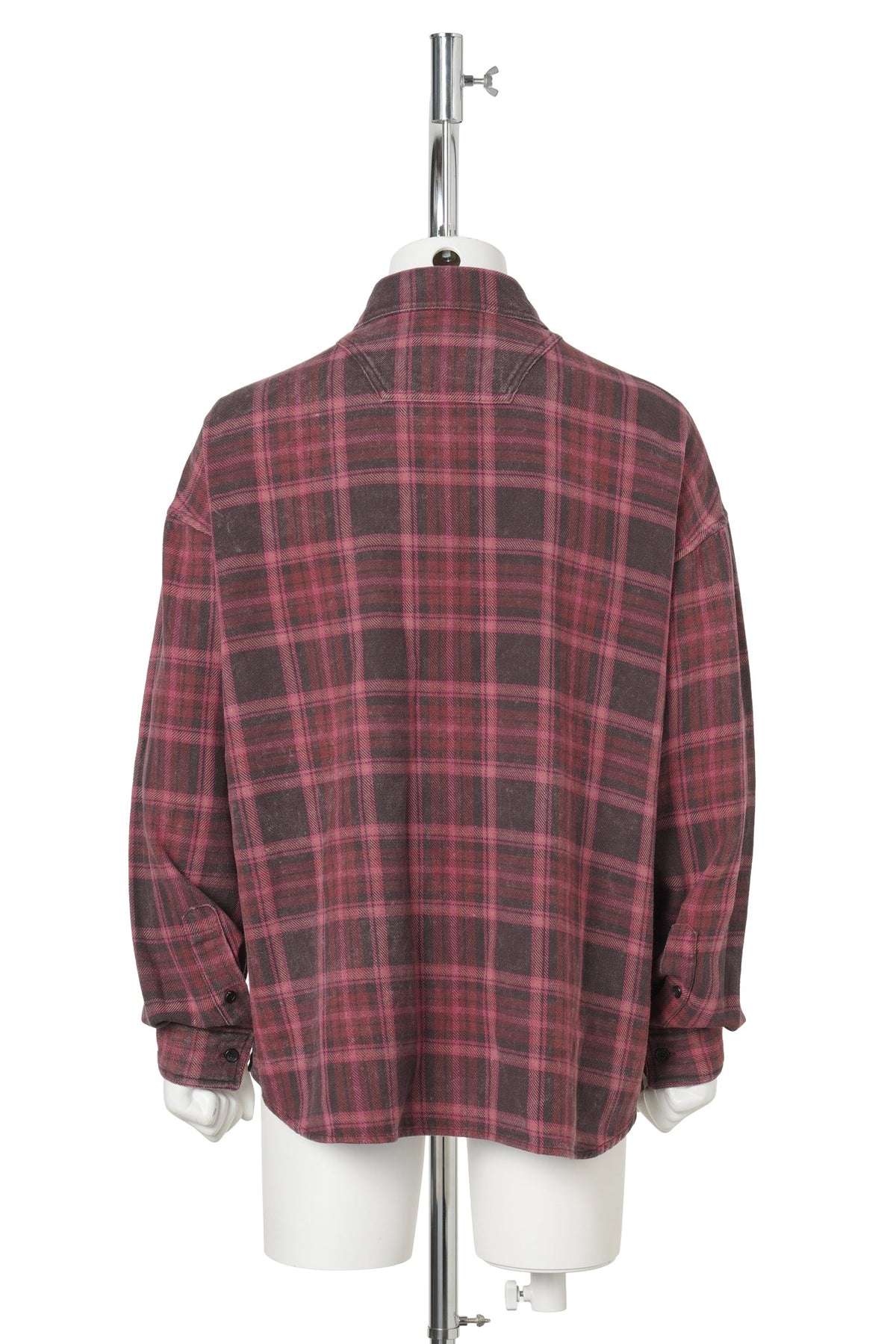 [SIGNATURE] ISLAND VINTAGE CHECK MAX FIT SHIRT - PINK / PINK