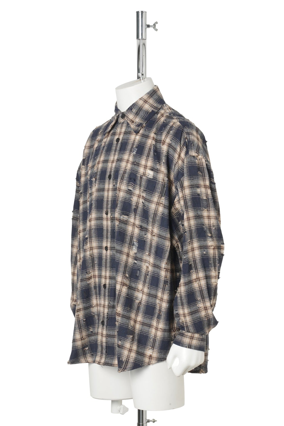 [NEW SIGNATURE] BASALT CHECK SHIRT / NAVY