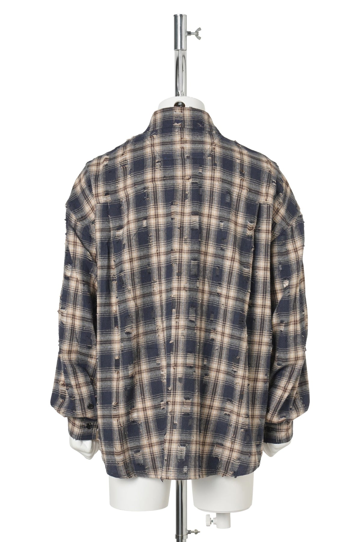 [NEW SIGNATURE] BASALT CHECK SHIRT / NAVY