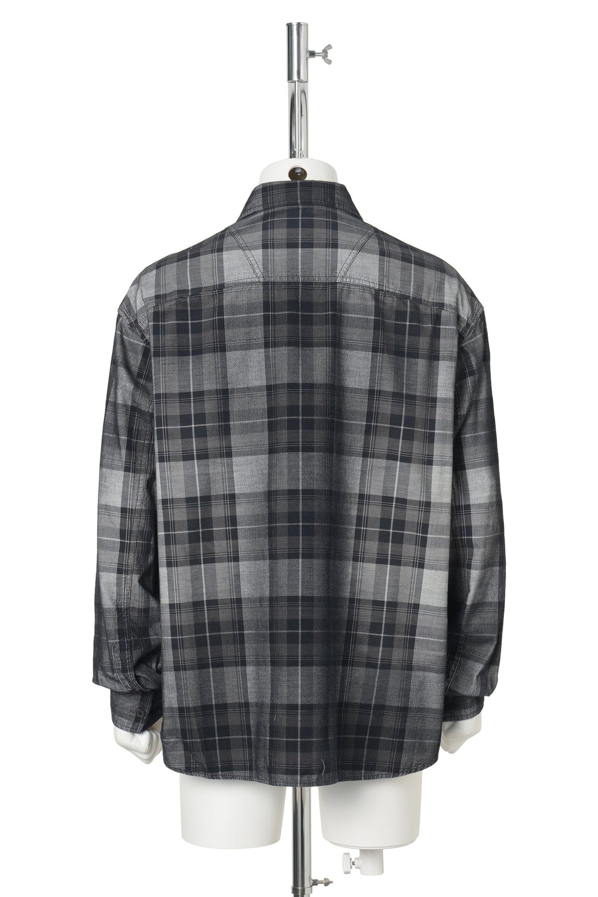 [NEW SIGNATURE] WILDLAND WASH CHECK SHIRT / GREY