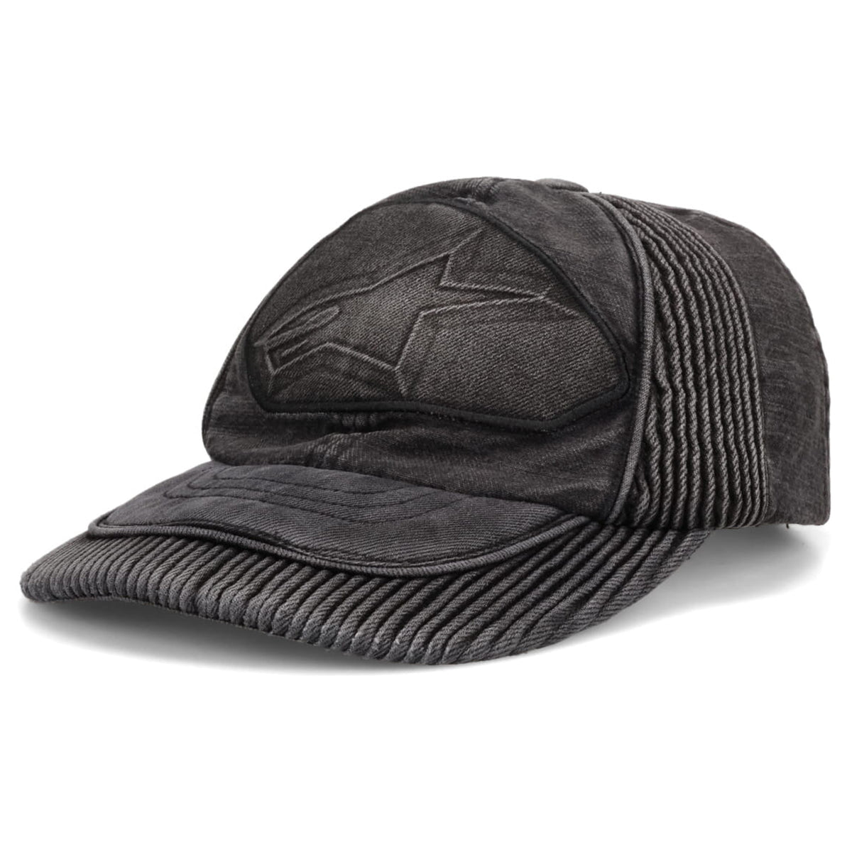 DENIM BALL CAP / BLACK