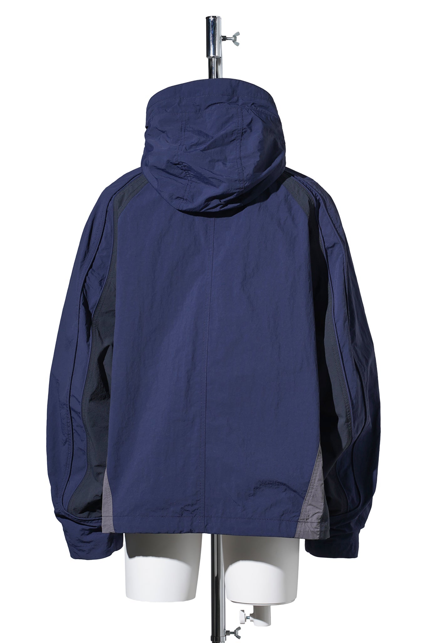 COLOR BLOCK TRACK JUMPER / NAVY