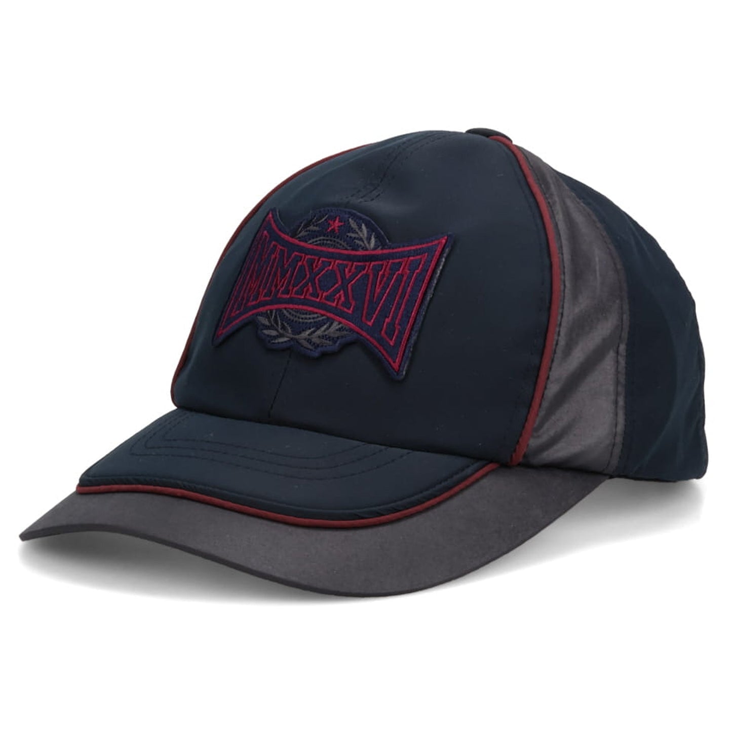 COLOR BLOCKED BALL CAP / NAVY