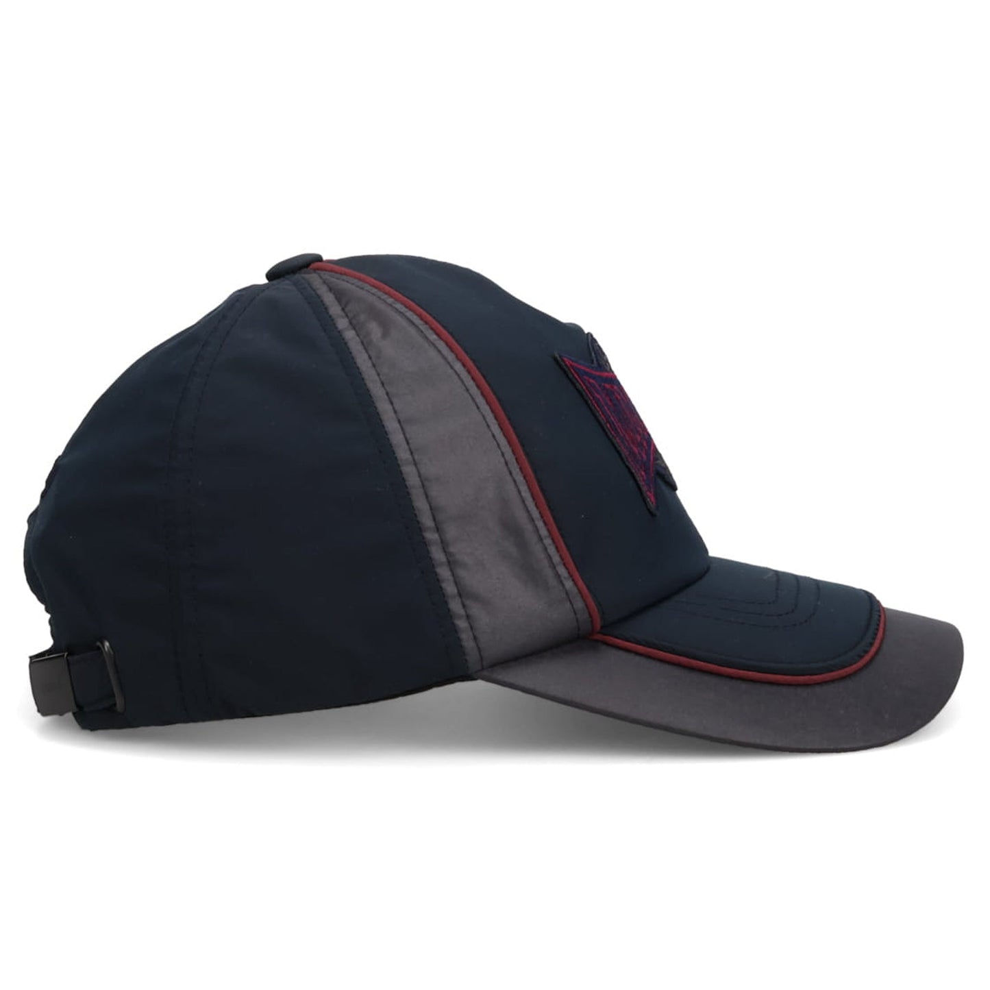 COLOR BLOCKED BALL CAP / NAVY