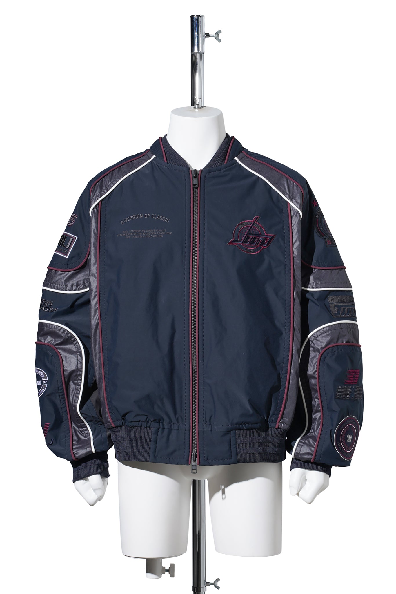 RUGBY THEME LOGO JUMPER / BLACK