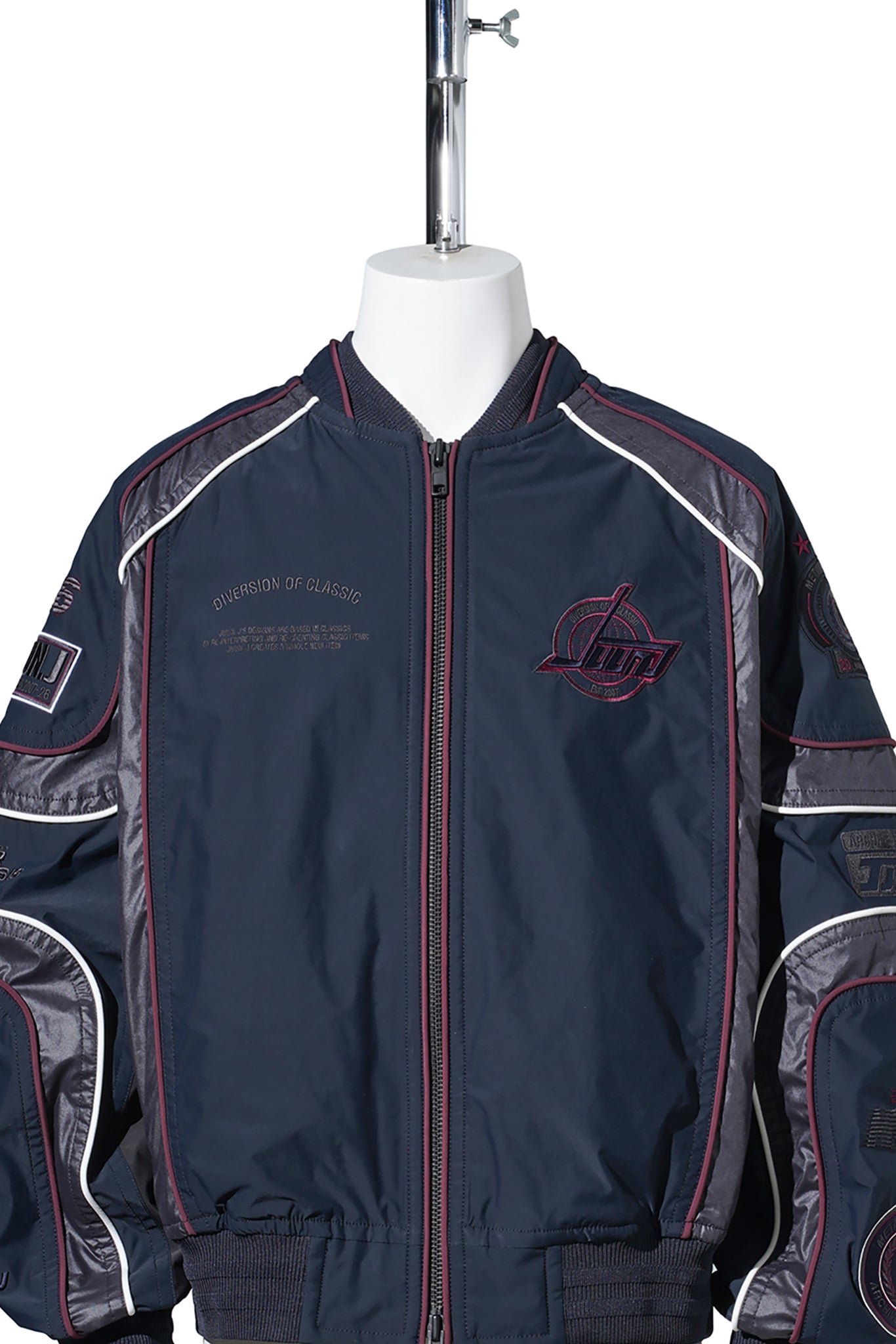 RUGBY THEME LOGO JUMPER / BLACK