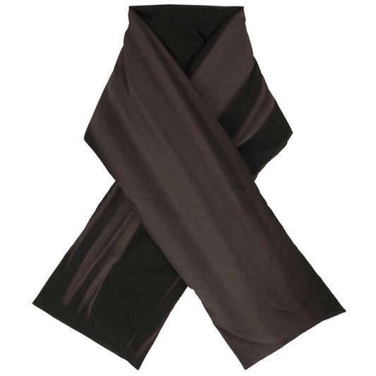 SUN-BLEACHED DOWN SCARF / BLACK