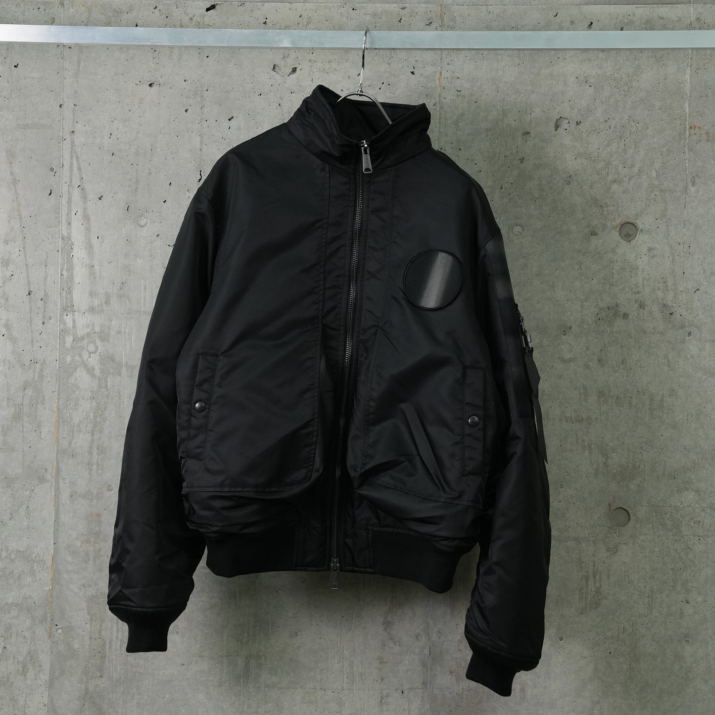 SUN-BLEACHED FLIGHT JACKET / BLACK