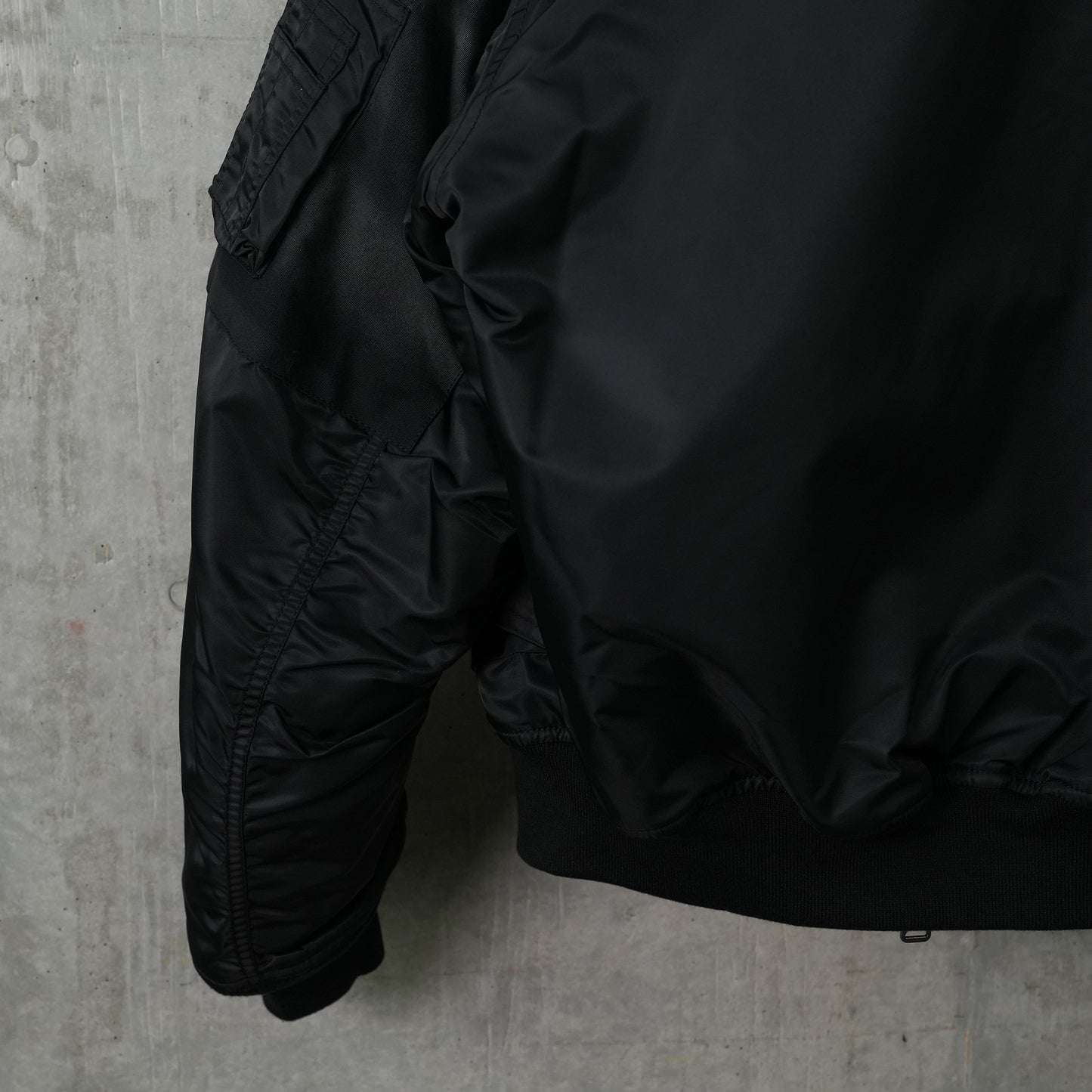 SUN-BLEACHED FLIGHT JACKET / BLACK