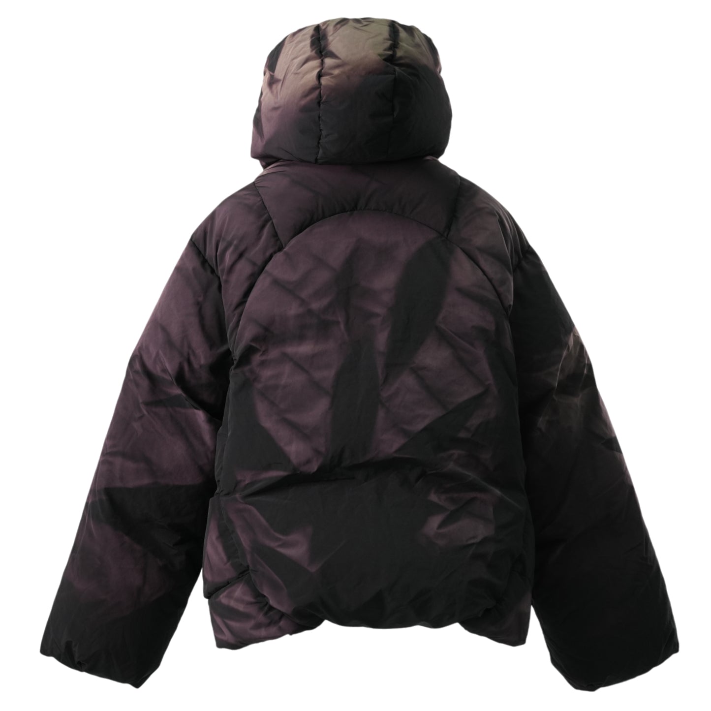 SUN-BLEACHED TWISTED DOWN JACKET / BLACK