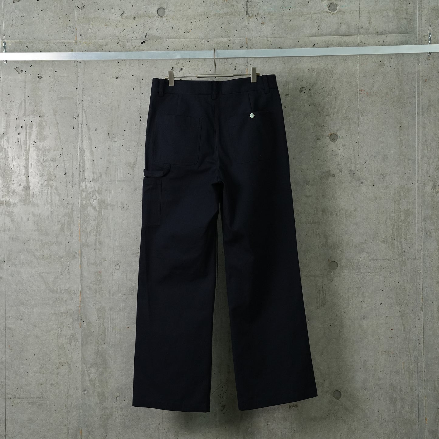 SUN-BLEACHED DOUBLE KNEE TROUSERS / NAVY