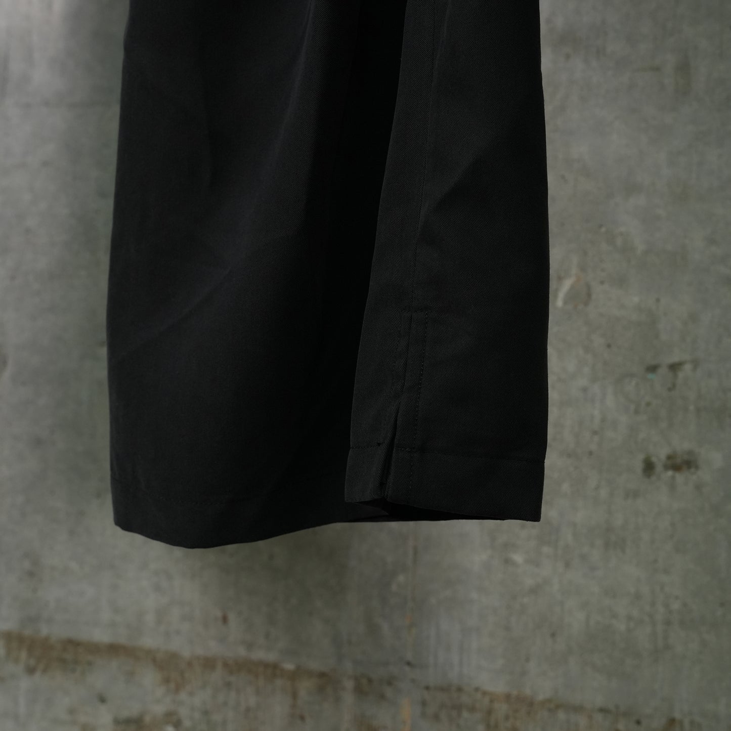 DRAPED LAYERED TROUSERS / BLACK