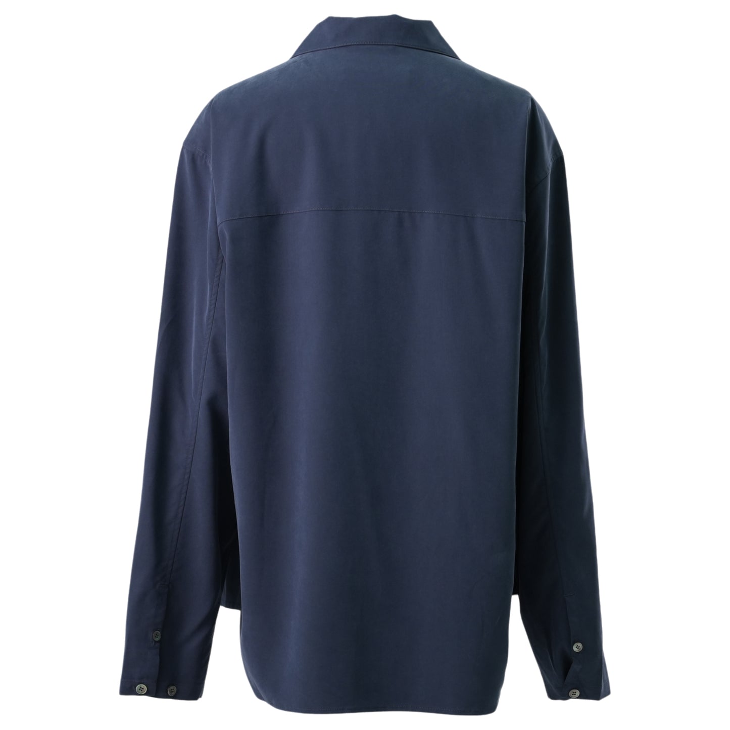 ZIP-UP SHIRT / NAVY