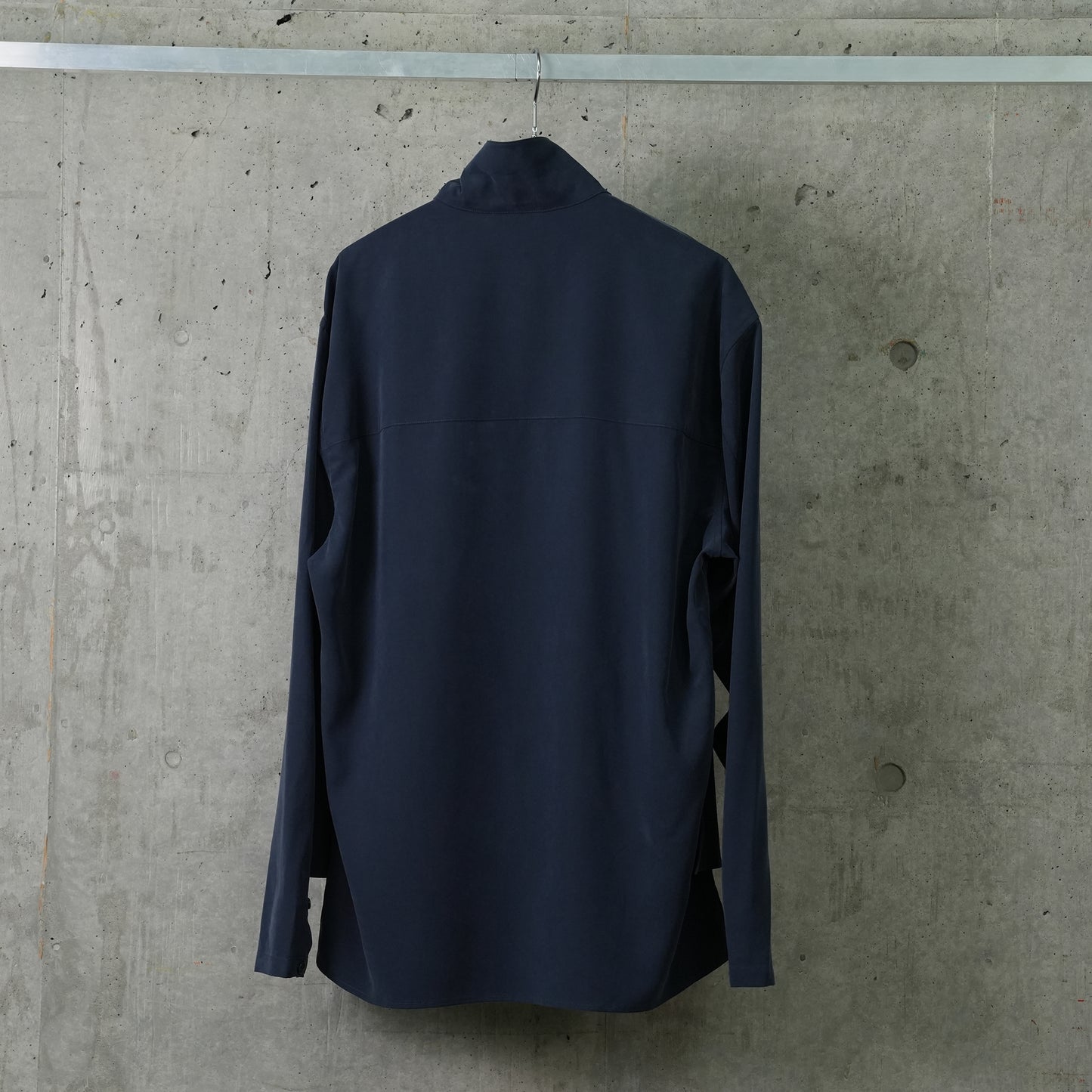 ZIP-UP SHIRT / NAVY