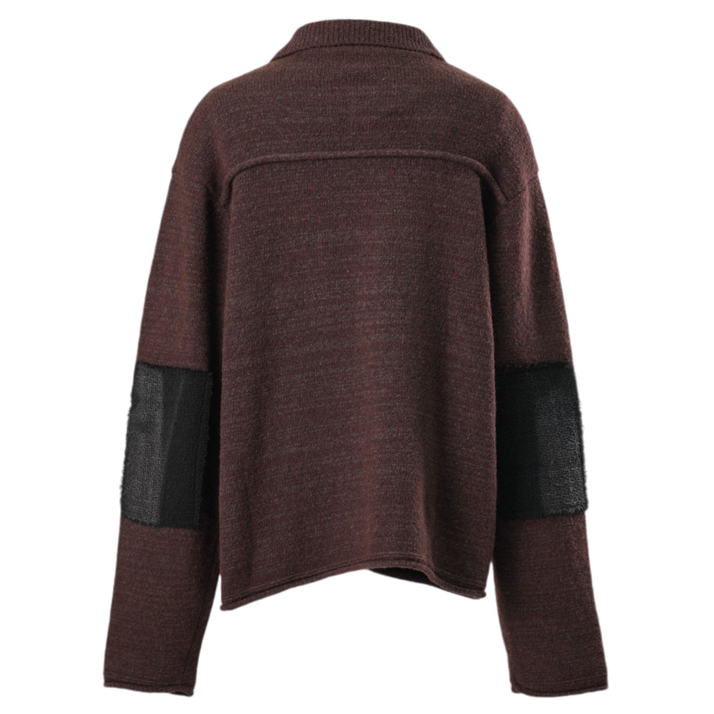 SUN-BLEACHED KNIT CARDIGAN / BROWN