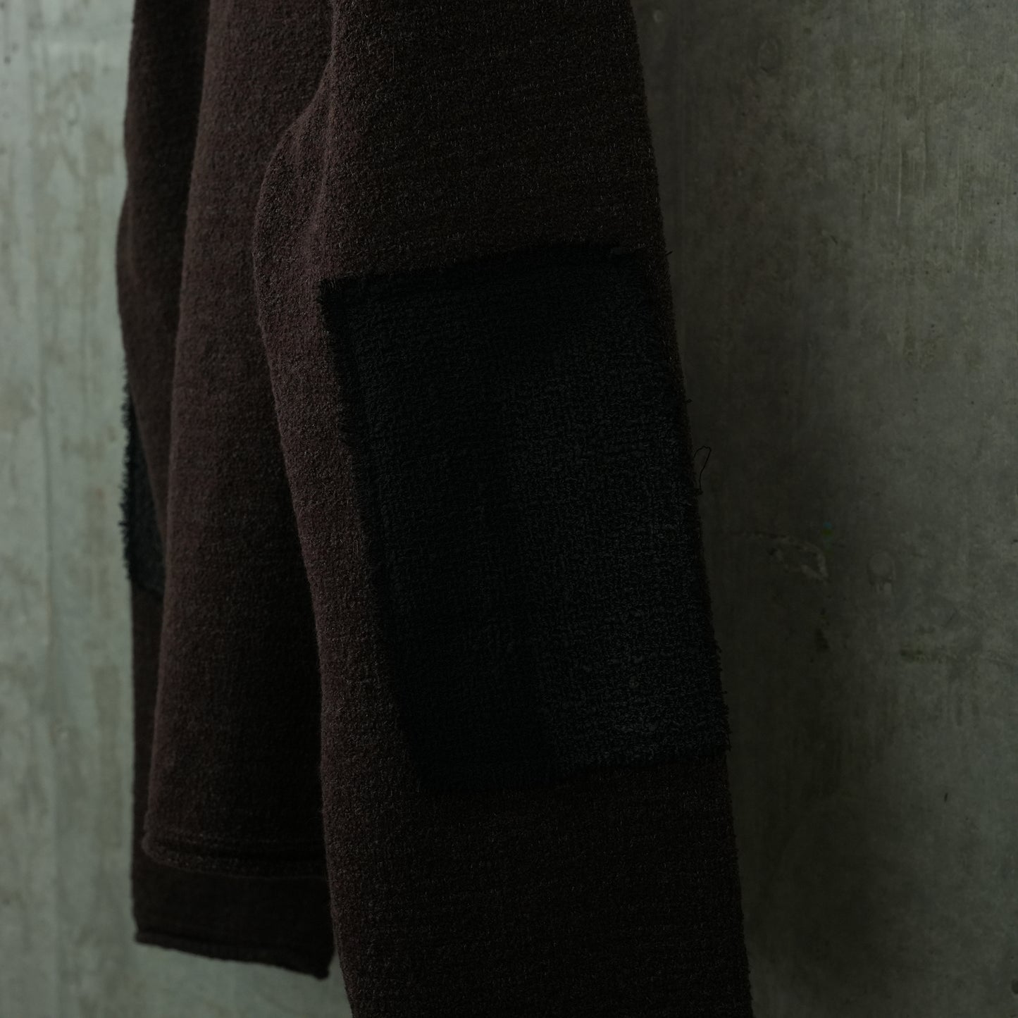 SUN-BLEACHED KNIT CARDIGAN / BROWN