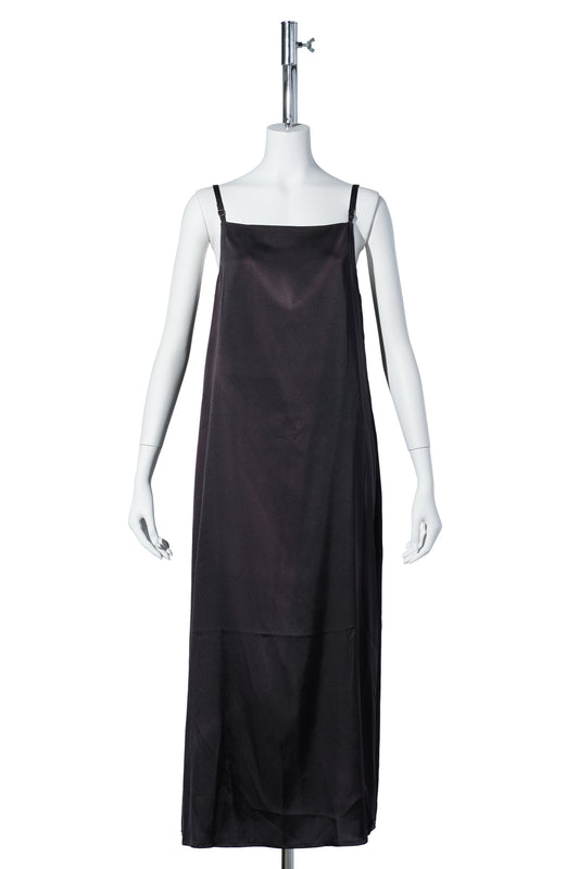 SUN-BLEACHED SLIP MAXI DRESS / BLACK