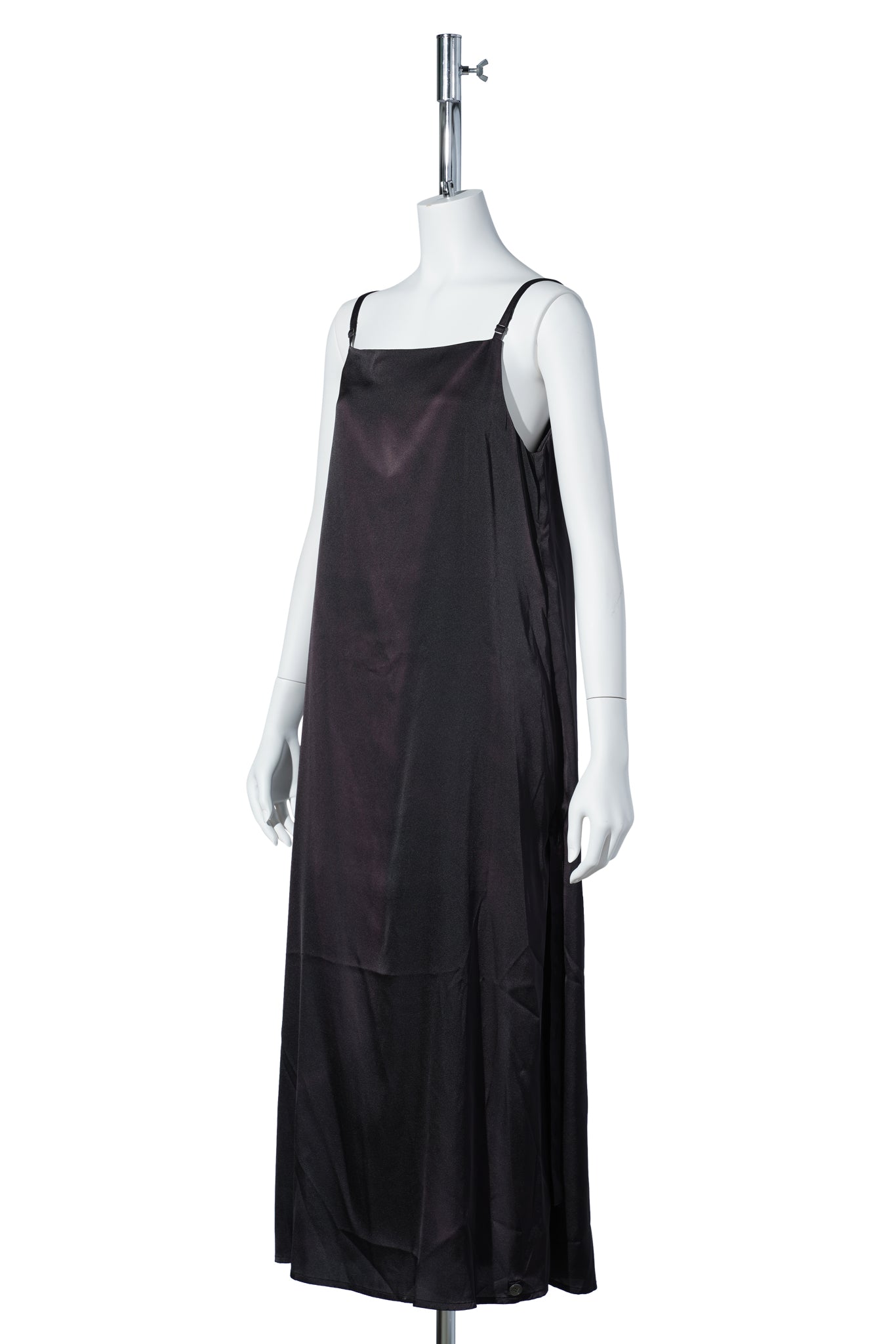 SUN-BLEACHED SLIP MAXI DRESS / BLACK