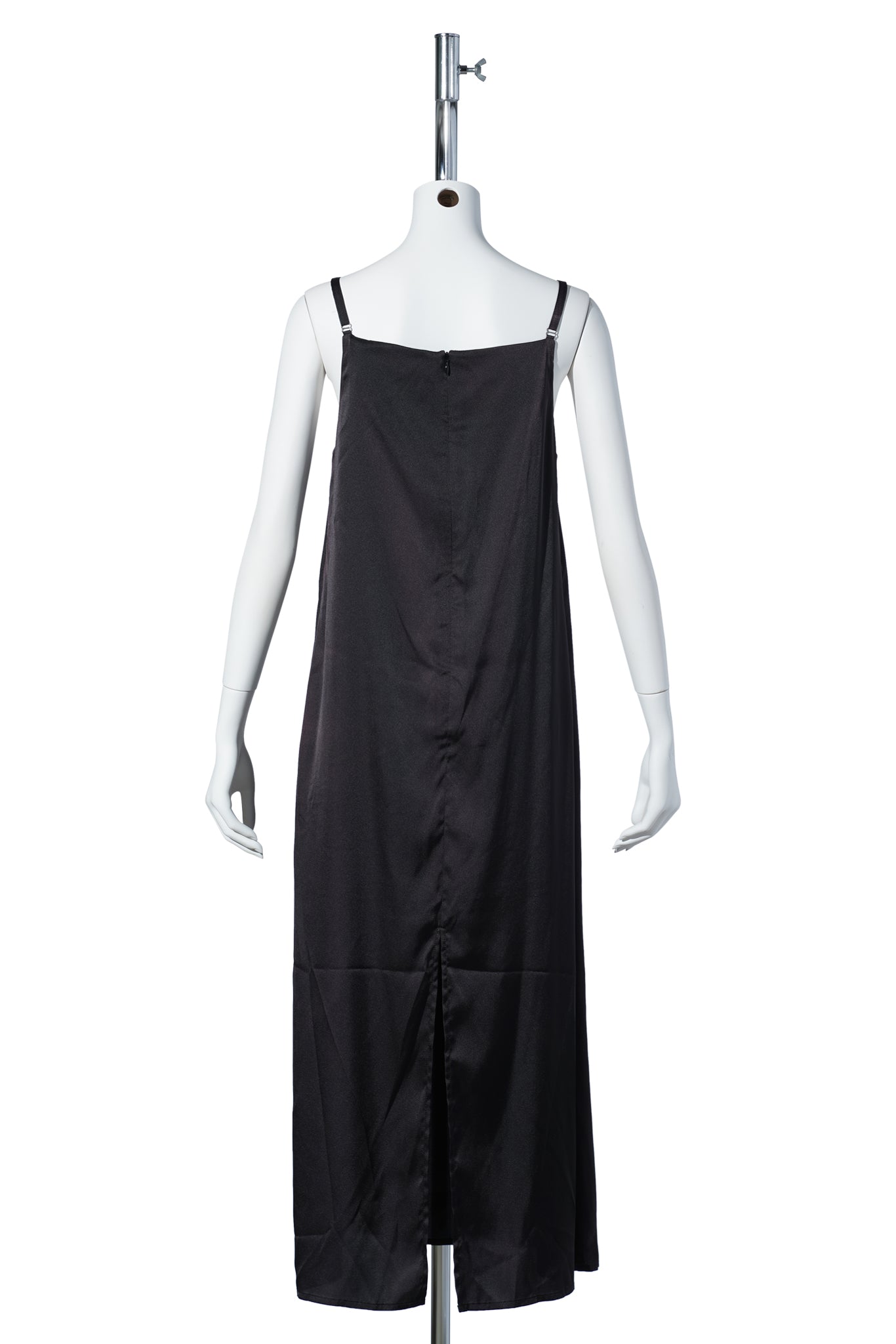 SUN-BLEACHED SLIP MAXI DRESS / BLACK